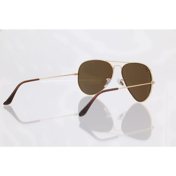 Ray-Ban Gold Frame Aviator Polarized Sunglasses - GOOD CONDITION - Picture 8 of 10